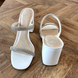 Vince Camuto White Heels